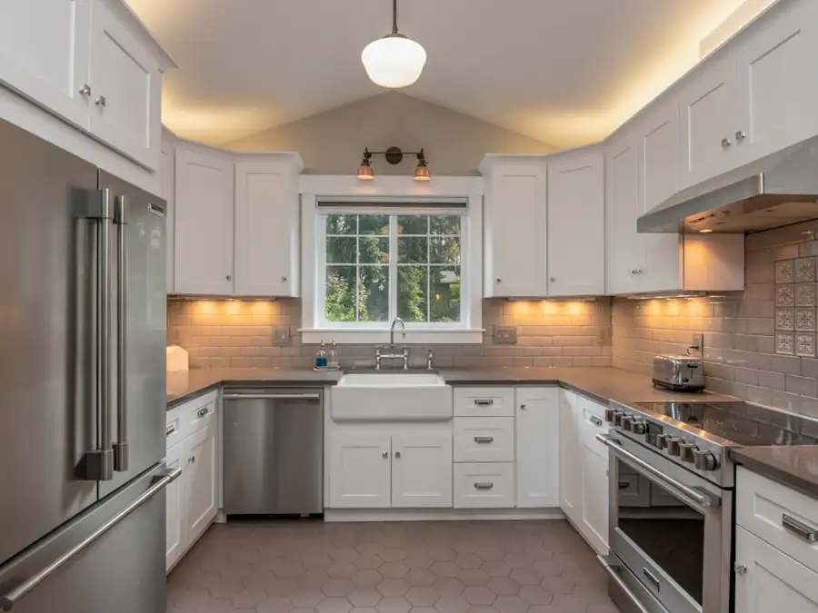 Remodeled kitchen